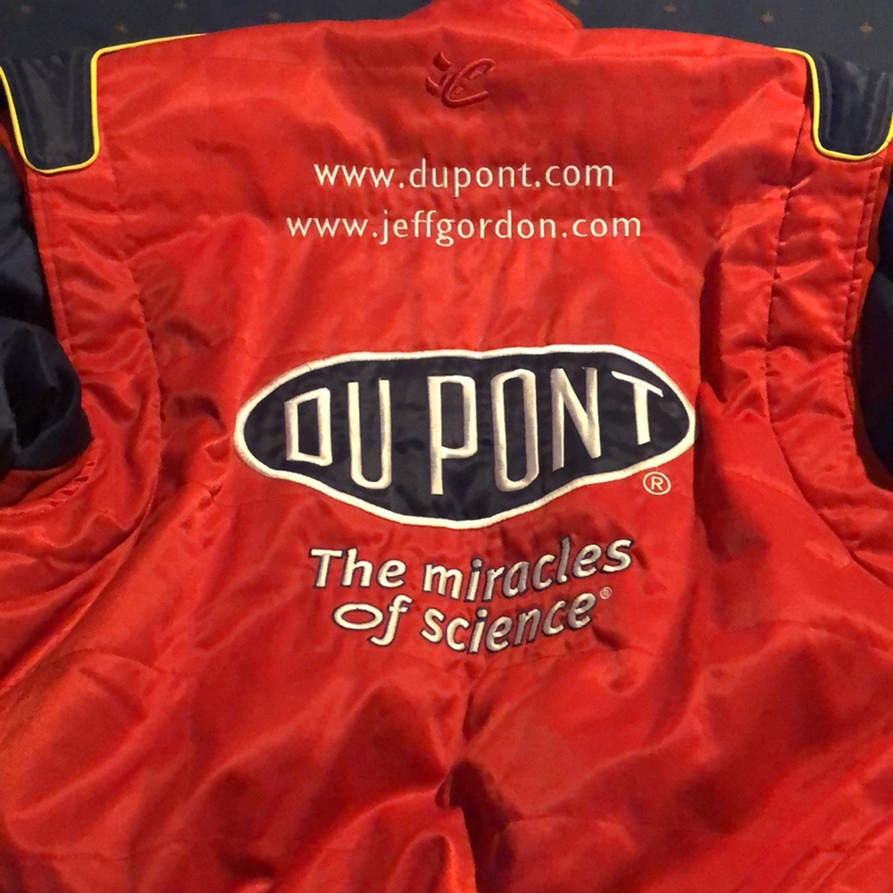 Jeff Gordan Red DuPont Racing Jacket - Picture 7 of 10